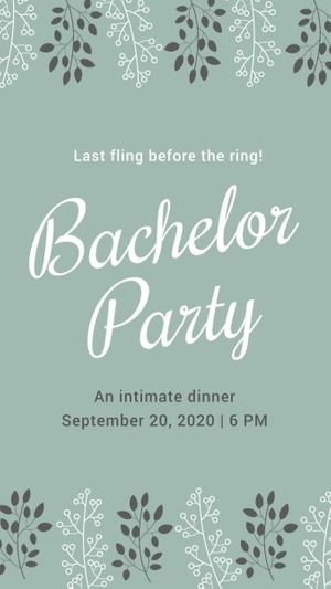 bridal shower, groom, life, Bachelor Party Tonight  Instagram Story Template