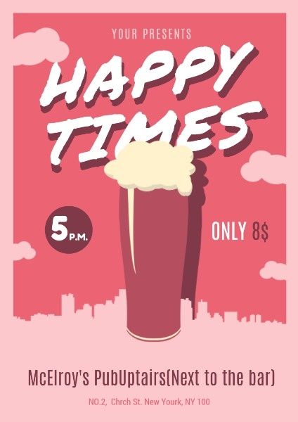 promotion, ad, advertisement, Pub Times Poster Template