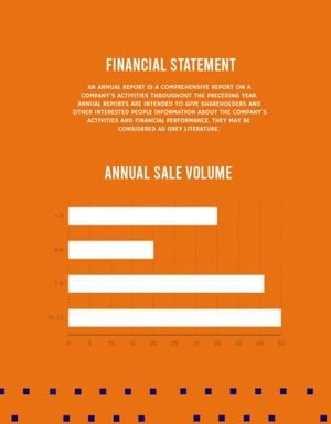 designer, designers, graphic design, Orange Search Engine Optimization Service Annual  Report Template