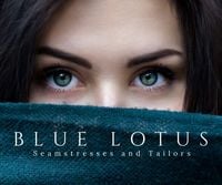 Blue Lotus Medium Rectangle
