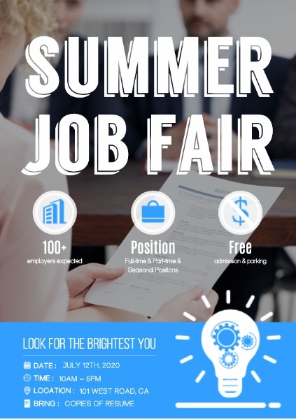 Summer Job Fair Flyer Flyer