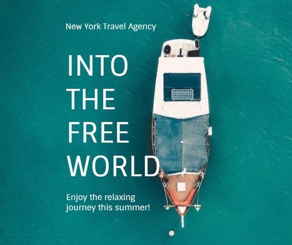 New York Travel Agency Facebook Post Template Facebook Post