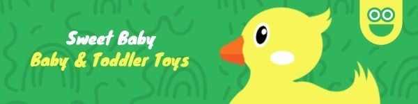 baby, toy kids, toddler, Duck Green Cover ETSY Cover Photo Template