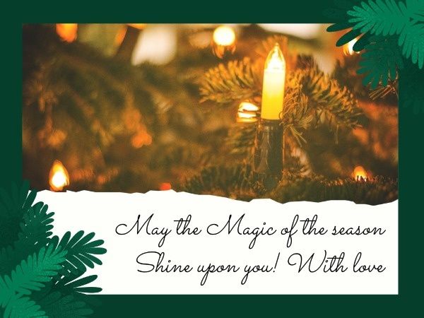 wish, wishes, party, Green Christmas Greeting Card Template