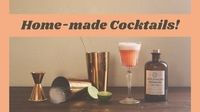diy, tutorials, vlog, Light Orange Simple Home-made Cocktail Drinks Youtube Thumbnail Template