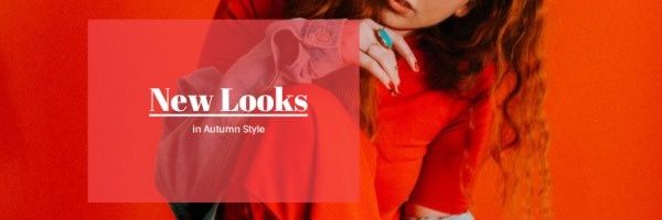 New Looks In Autumn Style Twitter Cover