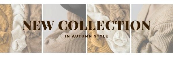 fashion, clothes, sale, New Looks In Autumn Style Twitter Cover Template