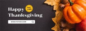 greeting, celebration, autumn, Happy Thanksgiving Facebook Cover Template