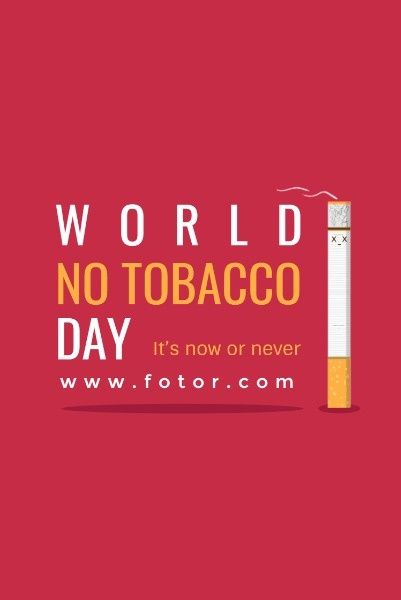 世界のタバコの日 Pinterestポスト