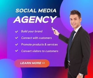 Blue Social Media Agency  Facebook Post