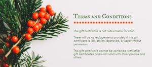 festive, christmas tree, holiday, Christmas Sales Gift Certificate Template