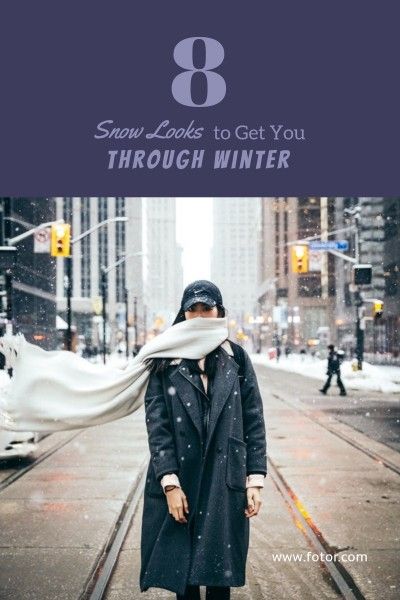 grahic, blogger, website, Winter Outfit Blog Graphic Template