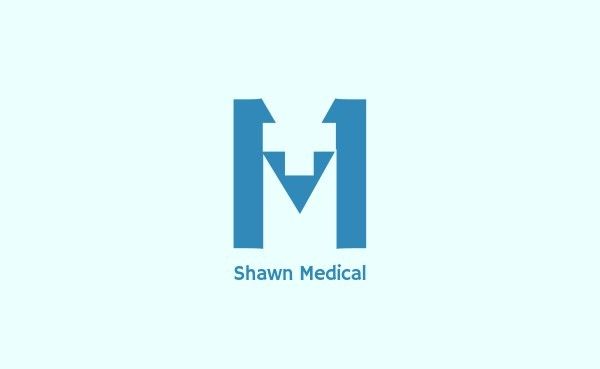 medical, hospital, clinic, Blue Simple Health Center Business Card Template
