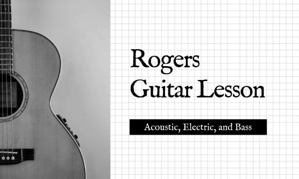 Black And White Simple Guitar Lesson