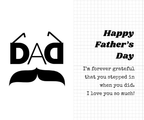 greeting, wishes, wishing, Father's Day Facebook Post Template