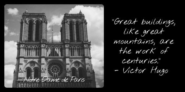 church, event, memorial, Notre Dame Cathedral - Famous Building In Paris Twitter Post Template
