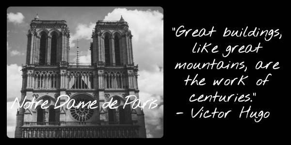 圣母院大教堂 - 巴黎著名建筑 Twitter帖子