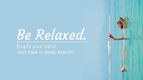 lifestyle, life, leisure, Light Blue Sea Be Relaxed Youtube Channel Art Template