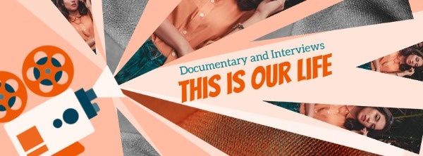 review, interview, video, Life Documentary Facebook Cover Template