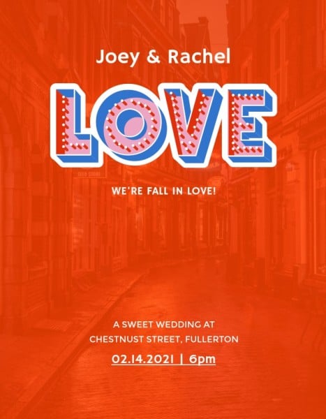 Red Wedding  Program