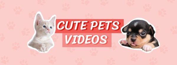 Cute Pet Videos Facebook Cover