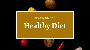 life, lifestyle, photo, Yellow Food Healthy Diet Presentation Template