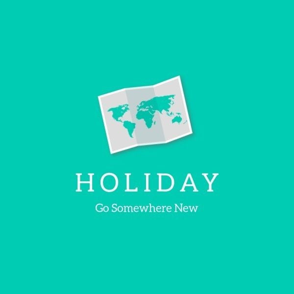 绿色假日旅游 Logo