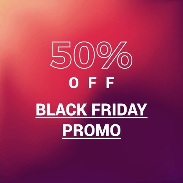 promotion, social media, vector, Red Black Friday Sale Instagram Ad Template