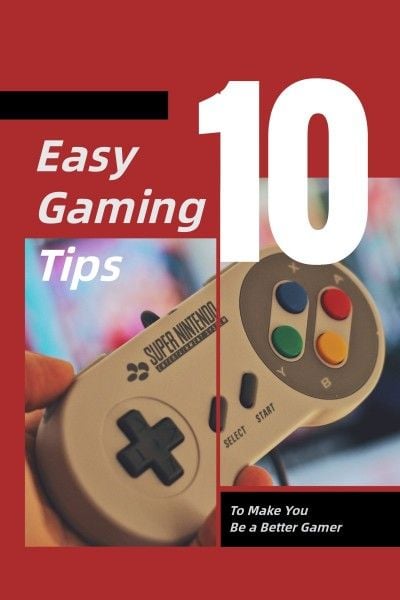grahic, blogger, game, Easy Gaming Tips Blog Graphic Template