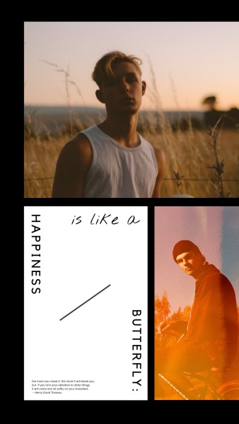 Das Glück ist wie ein Schmetterling