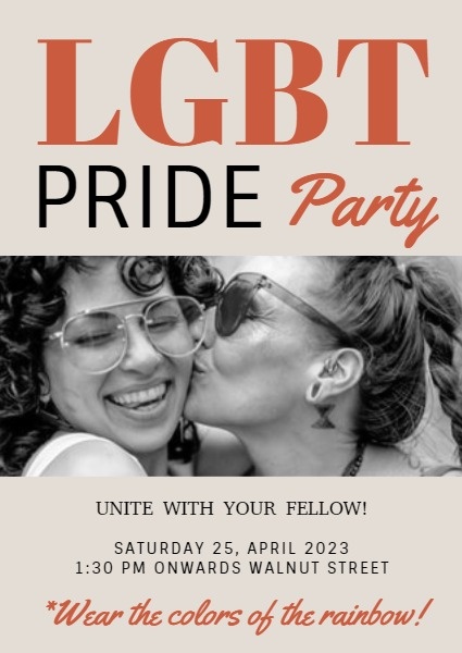 LGBT Pride Party Invitation