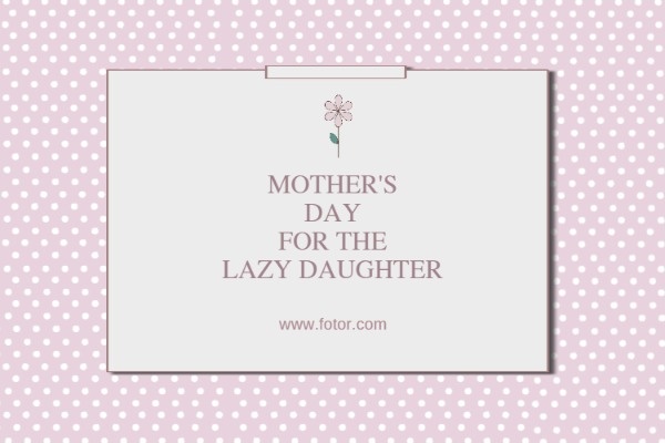 Mother's Day Dot Blog Title