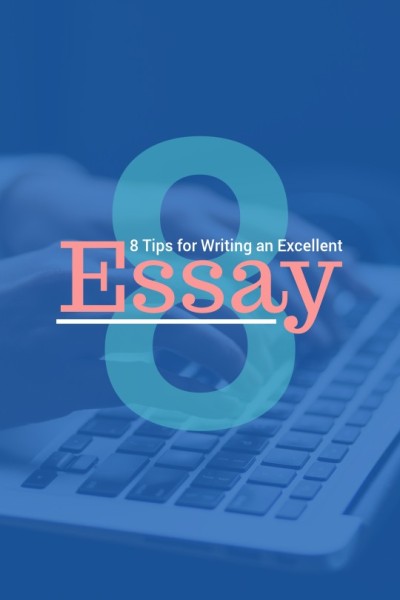 Blue Background Essay Tips Tumblr Graphic