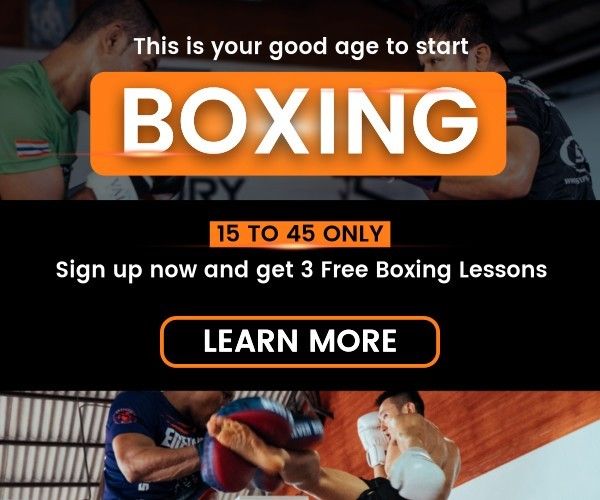 sport, business, man, Black Boxing Lesson Medium Rectangle Template