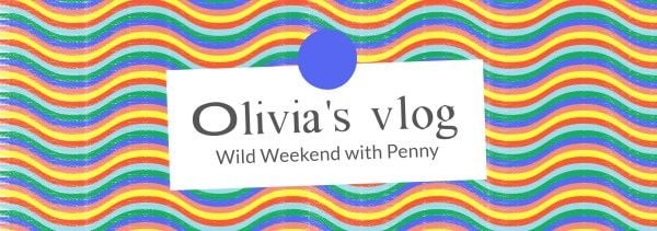 design, vlog, minimalist, Rainbow  Background Banner Tumblr Banner Template