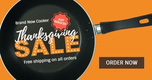 Thanksgiving Cooker Sale Facebook Ad Medium