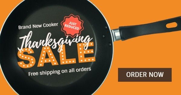 kitchen, promotion, homeware, Thanksgiving Cooker Sale Facebook Ad Medium Template