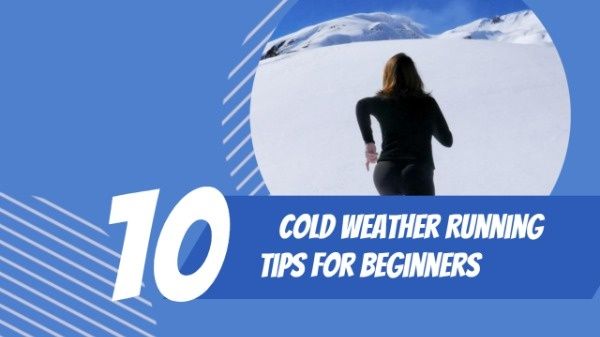 exercise, weather, fitness, Winter Running Tips For Beginner Youtube Thumbnail Template