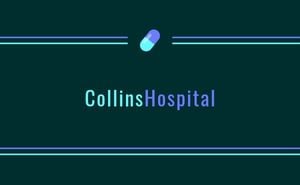Dark Green Color Background Of Medical Assistant  Business Card