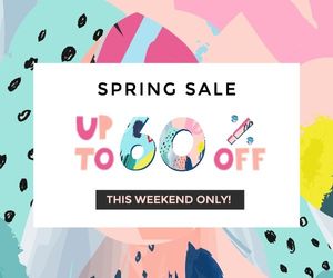 discount, business, marketing, Graffiti Spring Sale Large Rectangle Template
