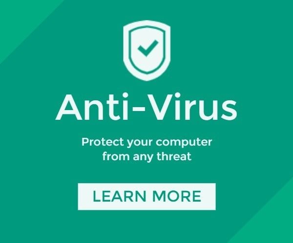 Anti-virus Software Banner Ads Large Rectangle