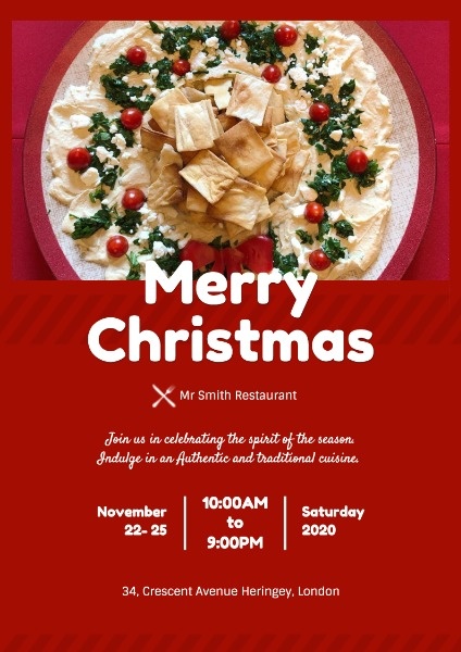 Christmas Dinner Poster