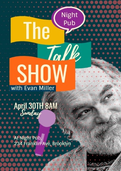 Talk Show Flyer