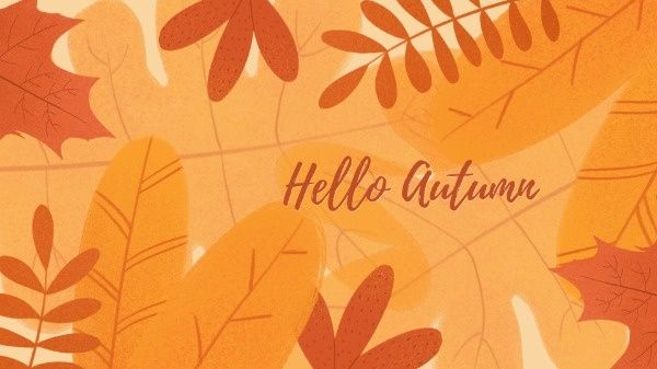 Orange Autumn Leaves Wallpaper Wallpaper