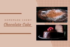 homemade, chocolate, food, DIY Cake Recipe Blog Title Template