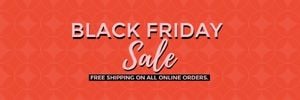 Online Black Friday Sales Email Header