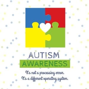 Autism Awareness Instagram Post