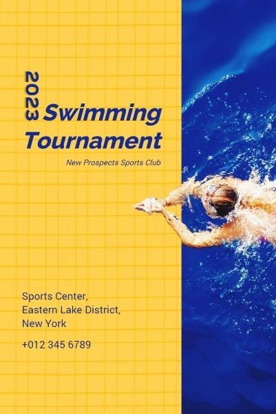 competition, game, match, Swimming Tournament Pinterest Post Template