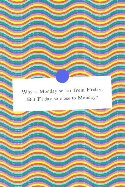 day, social media, monday, Funny Week Quote Pinterest Post Template