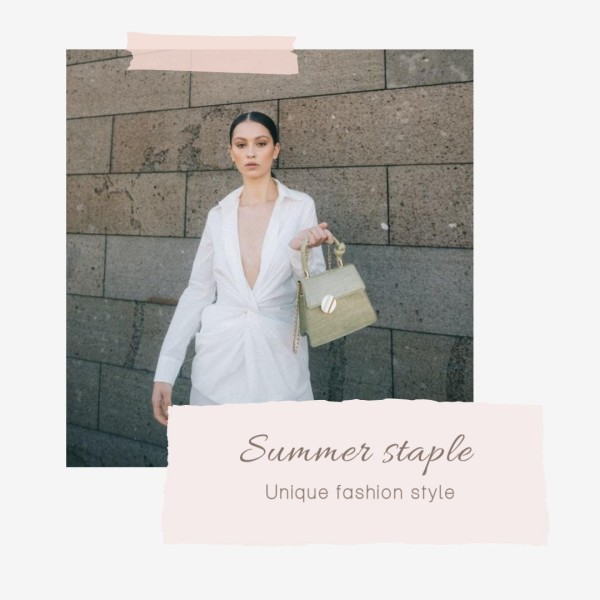 Simple Fashion Handbags Instagram Post
